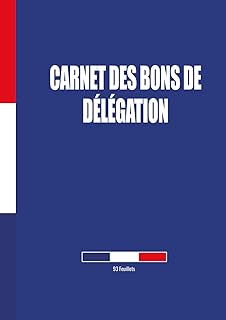 Carnet Des Bons De Délégation